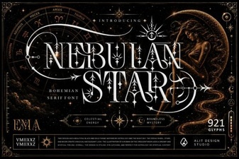 Nebulan Star: a Space-Inspired Font for Modern Design
