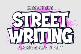 Urban Street Fonts for Creative Design Projects
