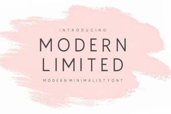 Modern Fonts for Clean Minimalist Design