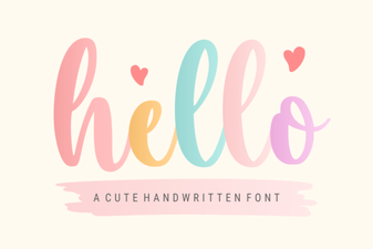Hello Fonts: Creative Typography Design Ideas